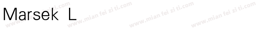 Marsek Light字体转换